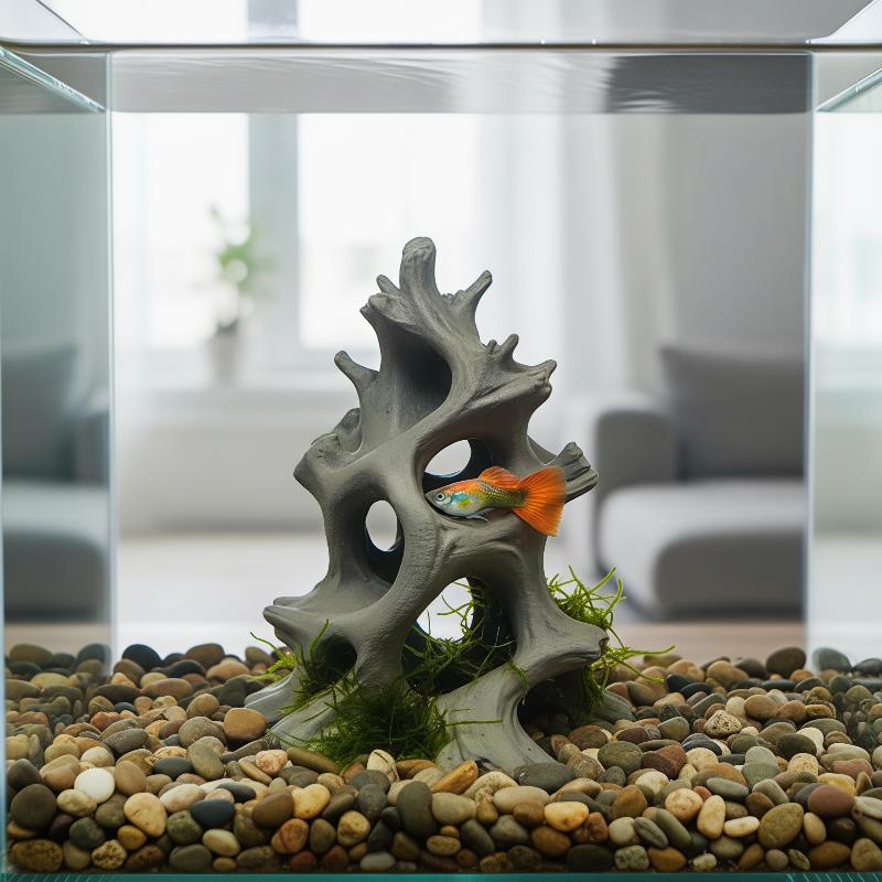 Aquarium Driftwood - Ornamento a forma di grotta per