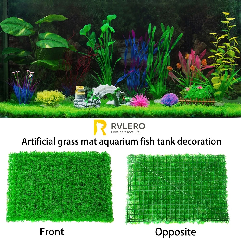Aquarium Plants Live - Erba artificiale prato acquario decorazione serbatoio