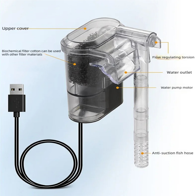 Mini Filtro USB Sospeso per Ac - Planted Aquarium Cleaning recensione e prezzo